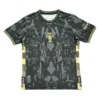 Sports T-Shirt with Modern Graphic Design Modern black and yellow graphic sports t-shirt for activewear and training.