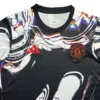 Manchester United soccer jersey with vibrant graphic design and team logo. Perfect for sports fans and athletic wear enthusiasts. 26/27 Manchester United Training Jersey