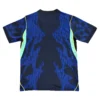 Sports Jersey with Blue and Neon Accents Athletic sports jersey featuring blue camouflage pattern with neon yellow accents.