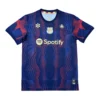 Barcelona FC 2023/24 home soccer jersey with Spotify logo, vibrant blue and red design.