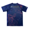 Sagres Sports Jersey for Soccer and Sports Performance Blue sports jersey with Sagres logo and dynamic design, ideal for soccer and athletic activities.