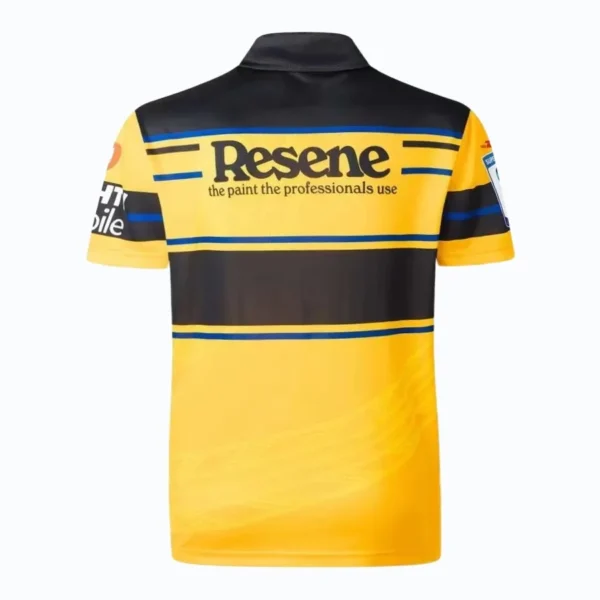 Resene Sports Polo Shirt for Professionals Resene paint sports polo shirt with professional-grade design and branding.