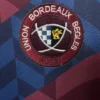 Bordeaux Begles Rugby Club Badge Bordeaux Begles Rugby badge embroidered on sports jersey fabric.