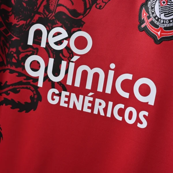 Retro 2011-2012 Corinthians Third Red Jersey