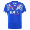 Samoa IBFC sports jersey with traditional Polynesian patterns and team logo.