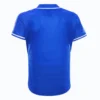Blue athletic sports jersey for men and women, ideal for running and training.