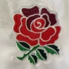 Rose embroidered patch for sportswear and casual clothing. Embroidered rose patch for sportswear and casual clothing accessories.